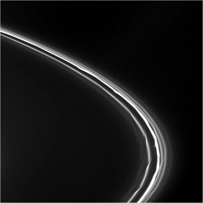 Тонкая структура кольца F Сатурна